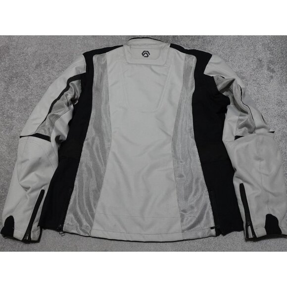 Reax Motorcycle Jacket Women's 3XL White Black Mesh Full Zip Long Sleeve Lined - Picture 9 of 12